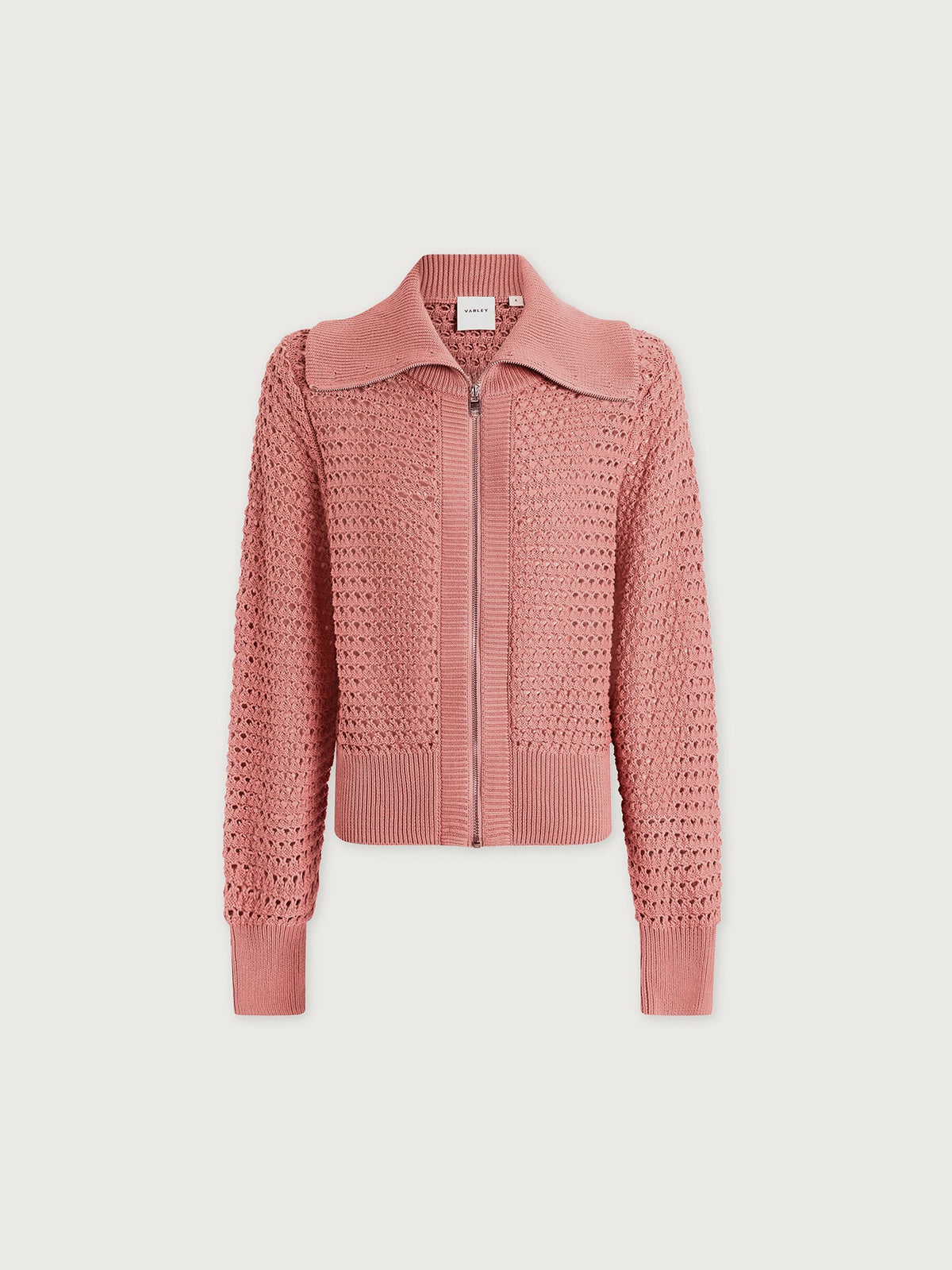 Eloise Zip-Through Knit | VARLEY US Brandy Rose - Varley