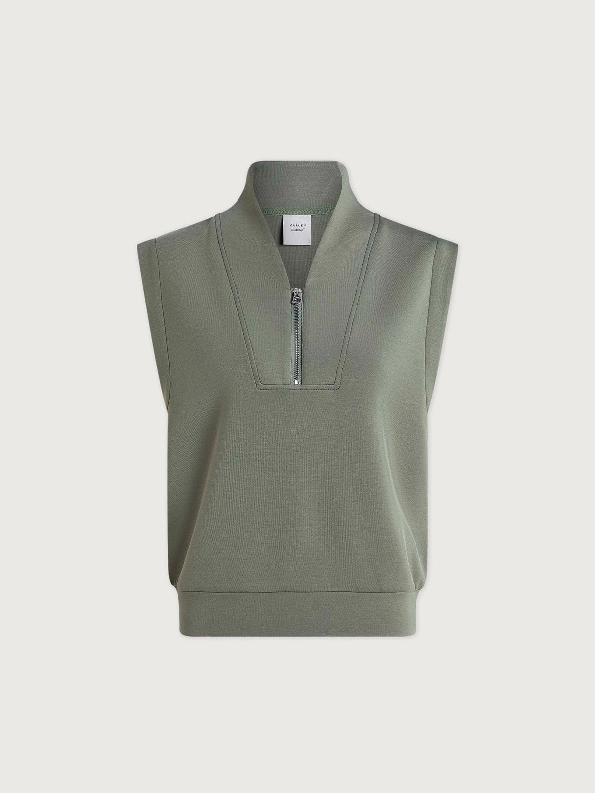 Loretta Half-Zip Sleeveless Sweat | VARLEY US Shadow - Varley