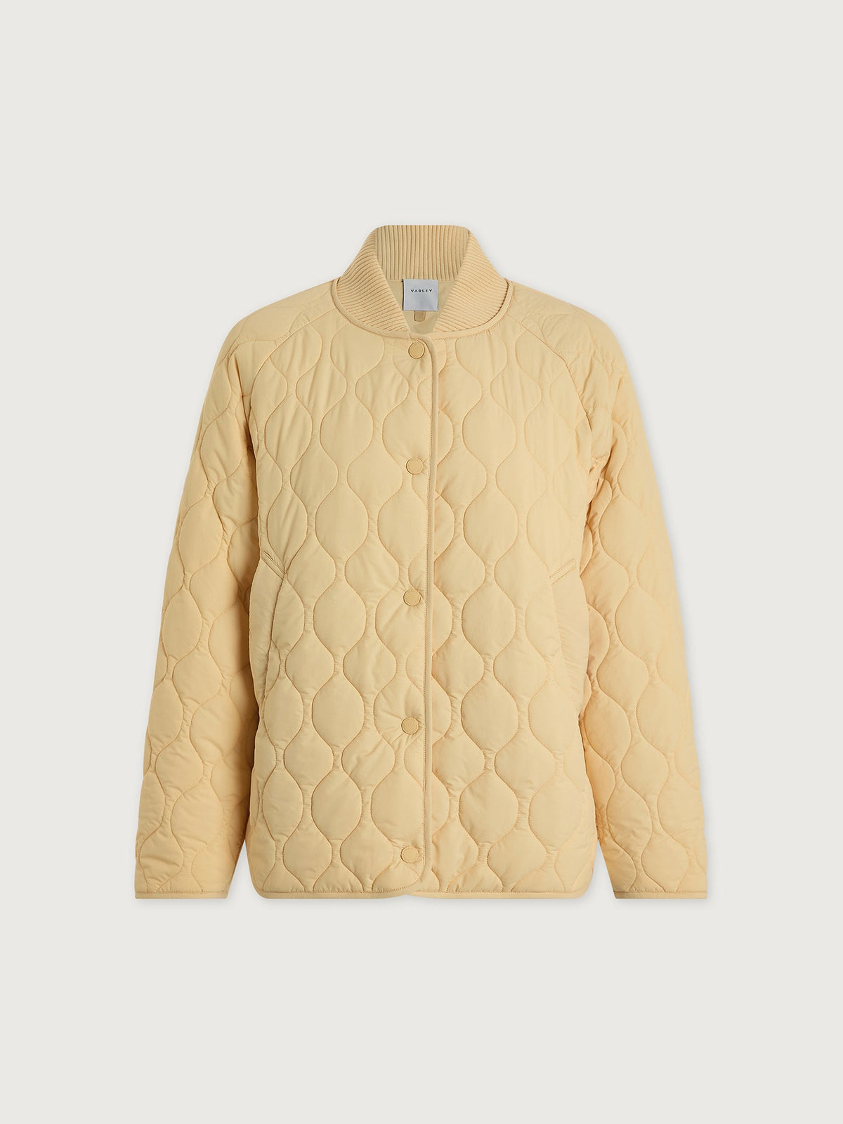 Luca Quilted Jacket Reed Yellow - Varley
