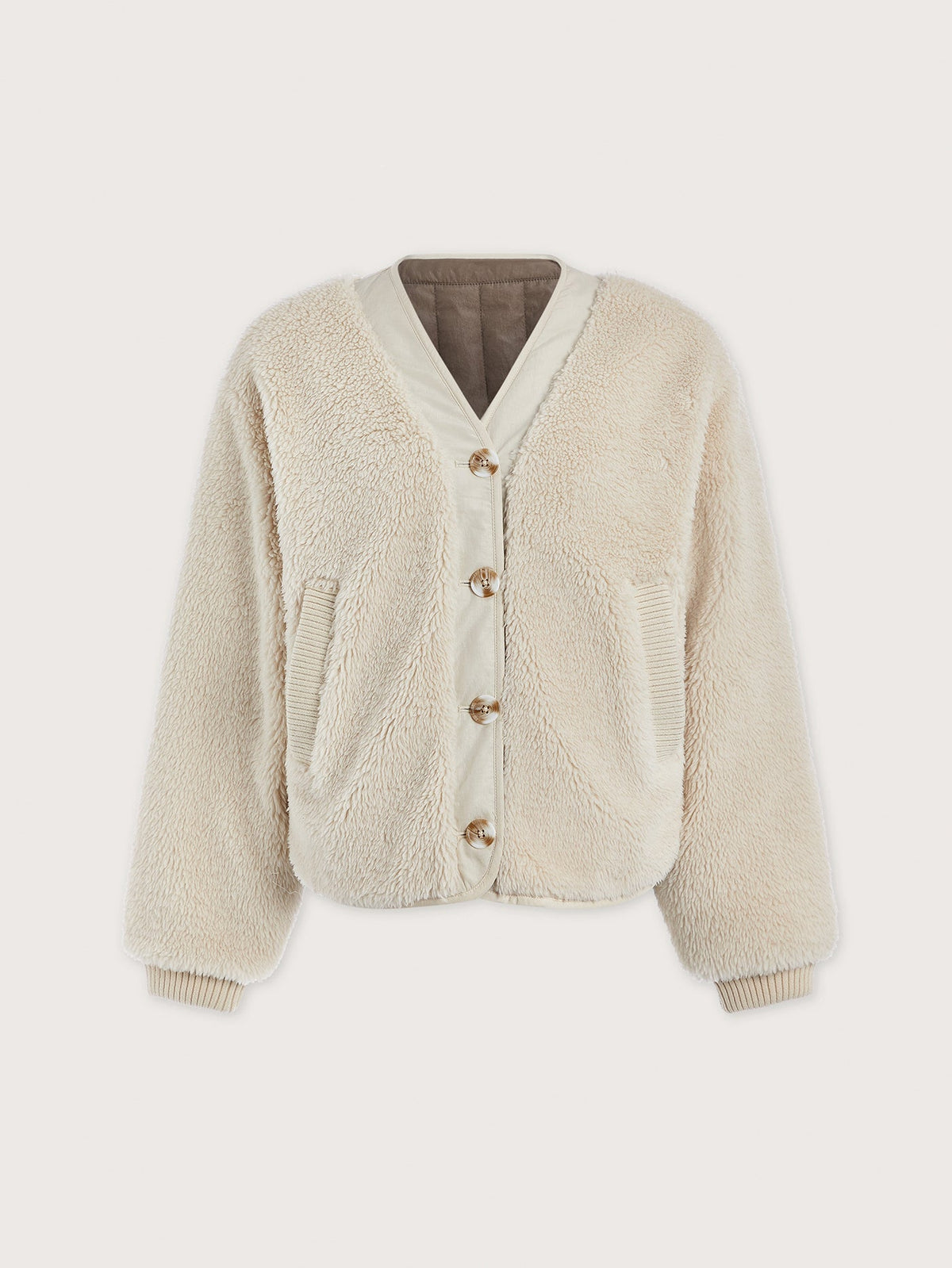 Drew Reversible Jacket Sandshell/ Ash Taupe - Varley