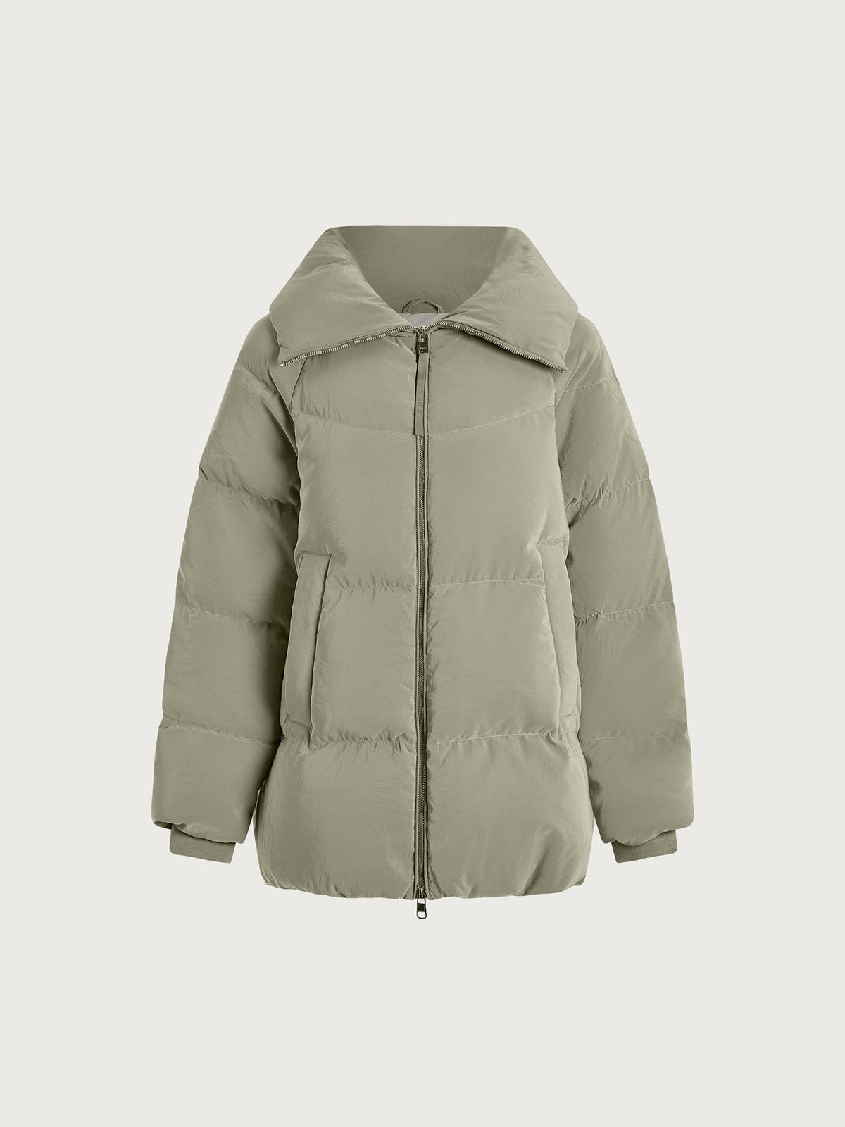Valencia Down Puffer Coat Agate Grey - Varley