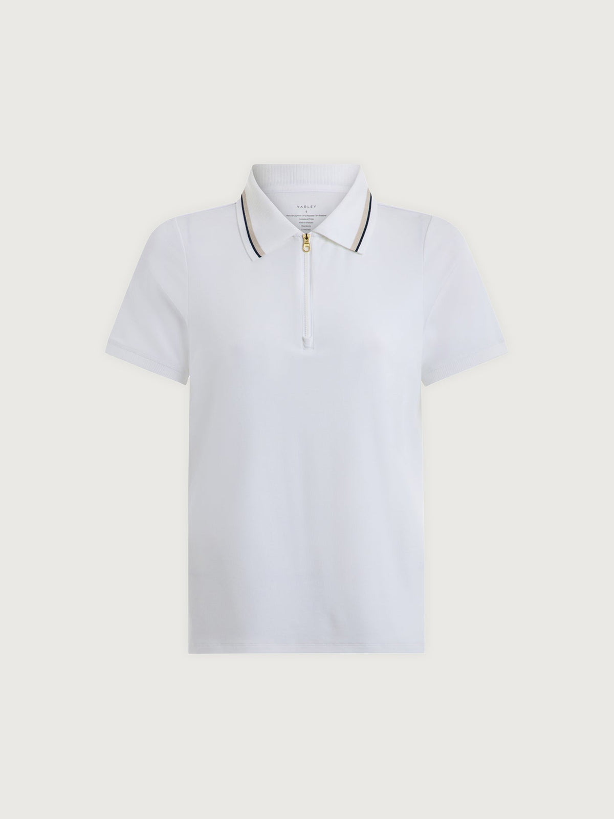 Elton Performance Polo White - Varley