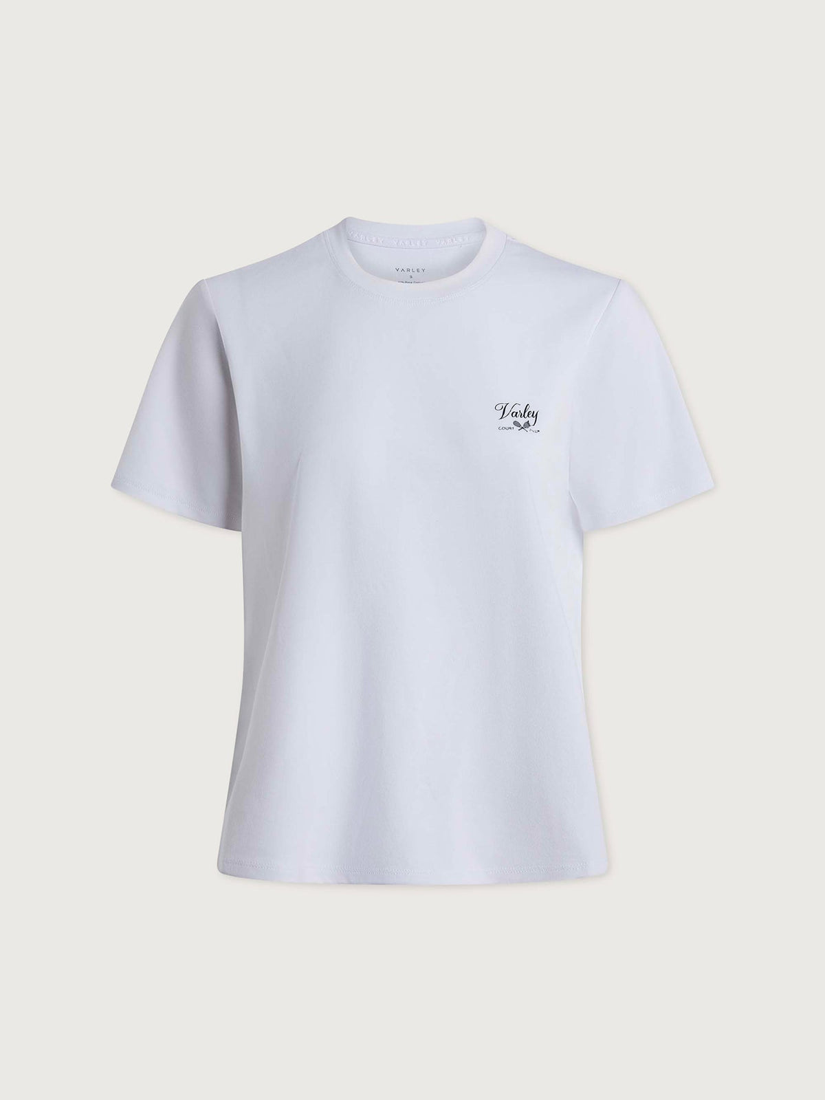 Mattie Branded Tee White - Varley