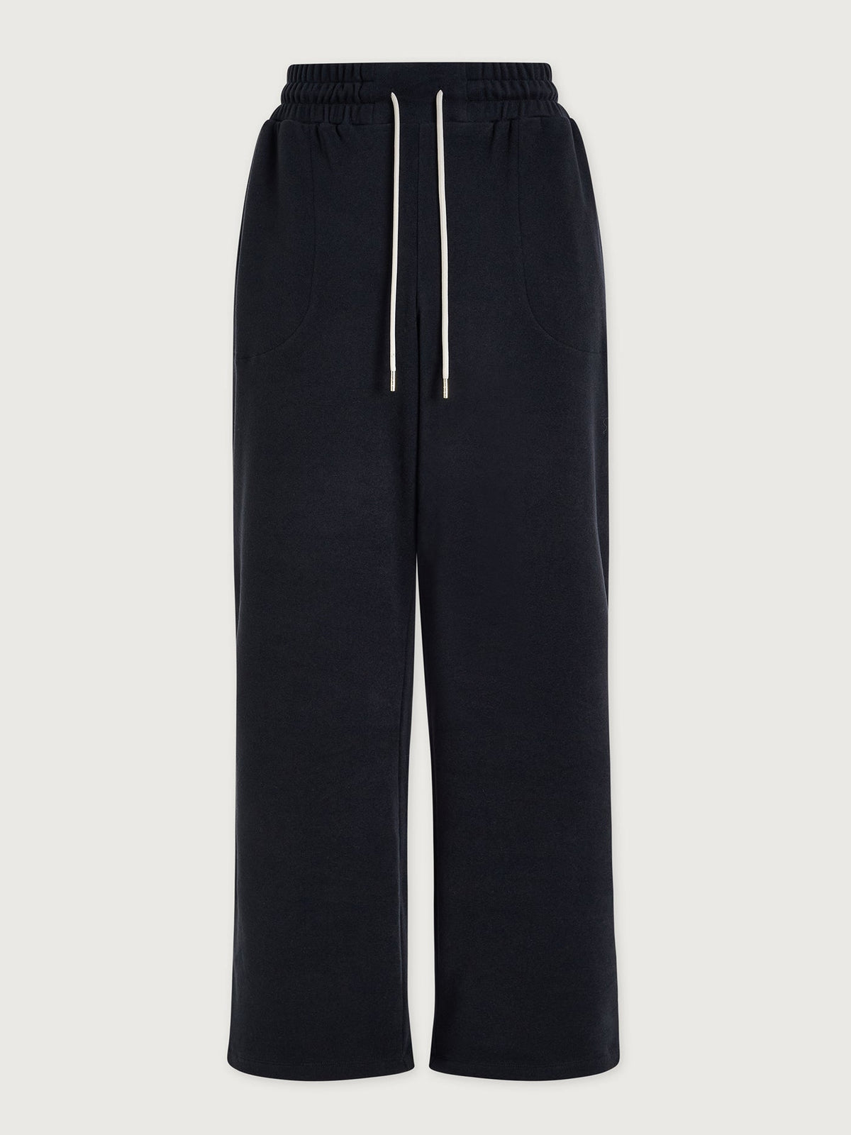 Brushed Rib Straight Leg Pant 28 Black/ Snow White - Varley