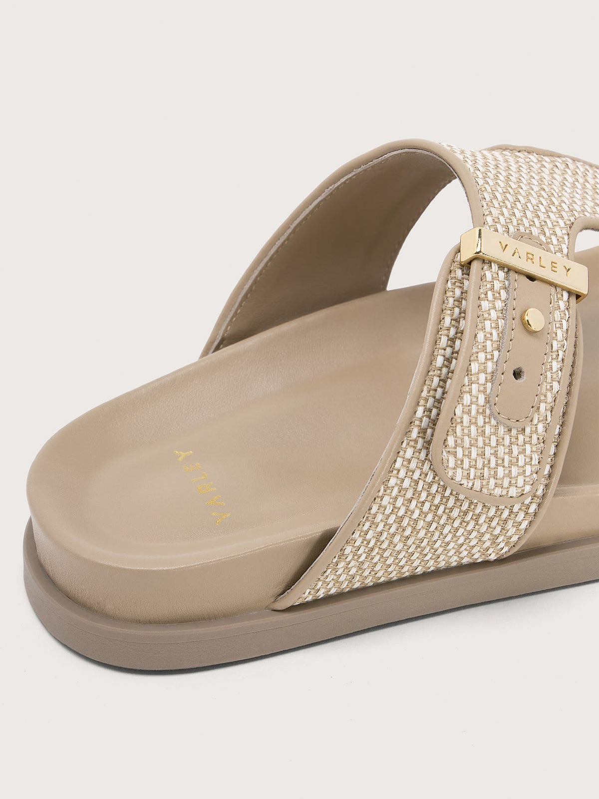 Aisne Toe Post Sandals Textile Cinder - Varley