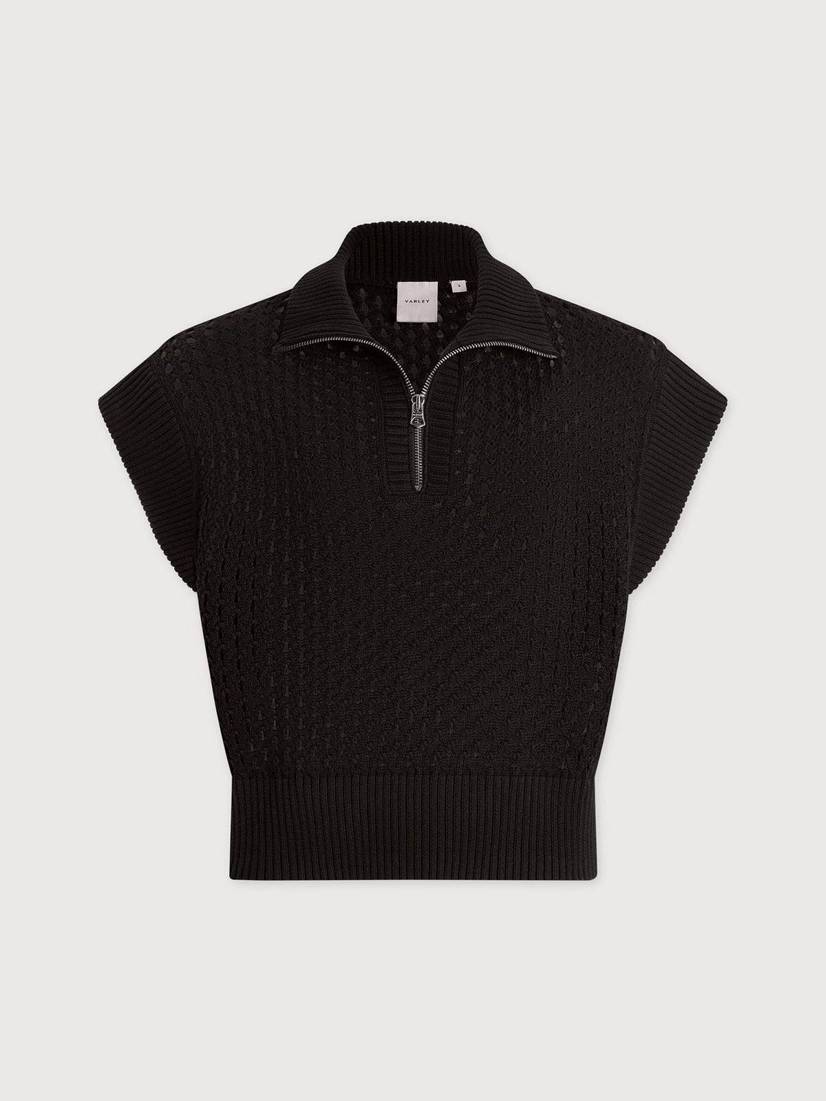 Gaines Half-Zip Knit | VARLEY US Black - Varley