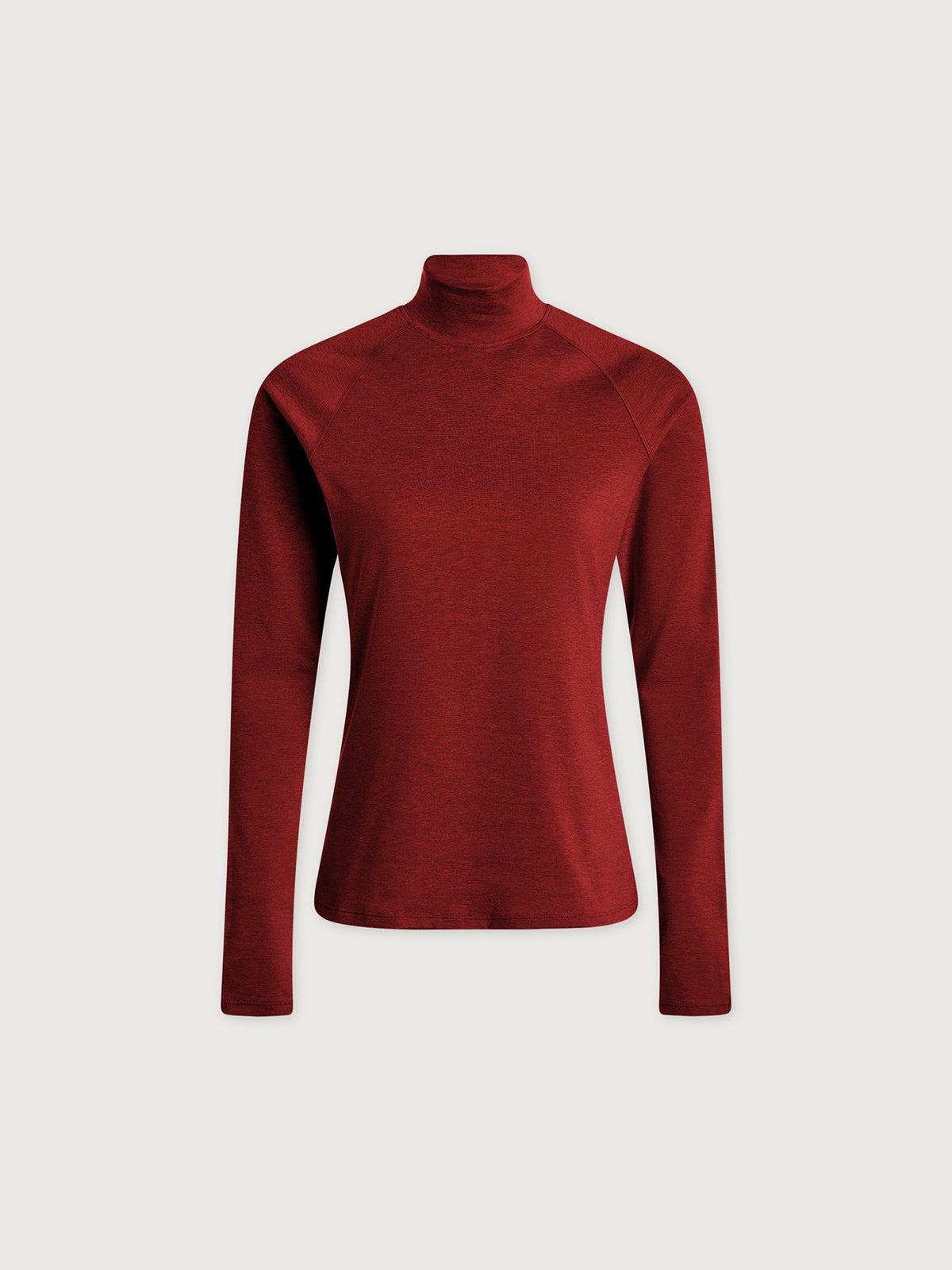 Always Warm Mock Neck Baselayer Red Dahlia Marl - Varley