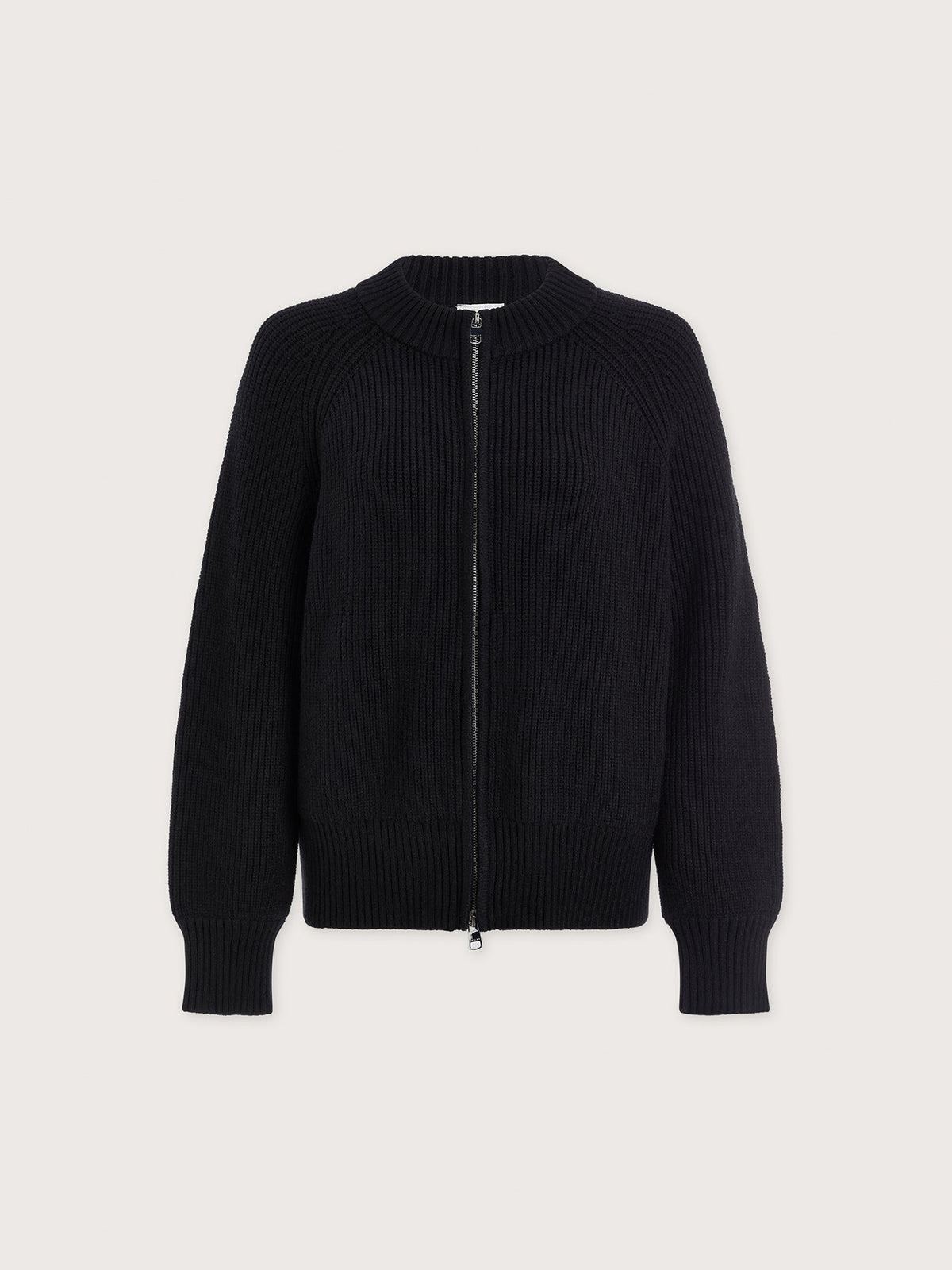 Milo Zip Through Knit Jacket Black - Varley