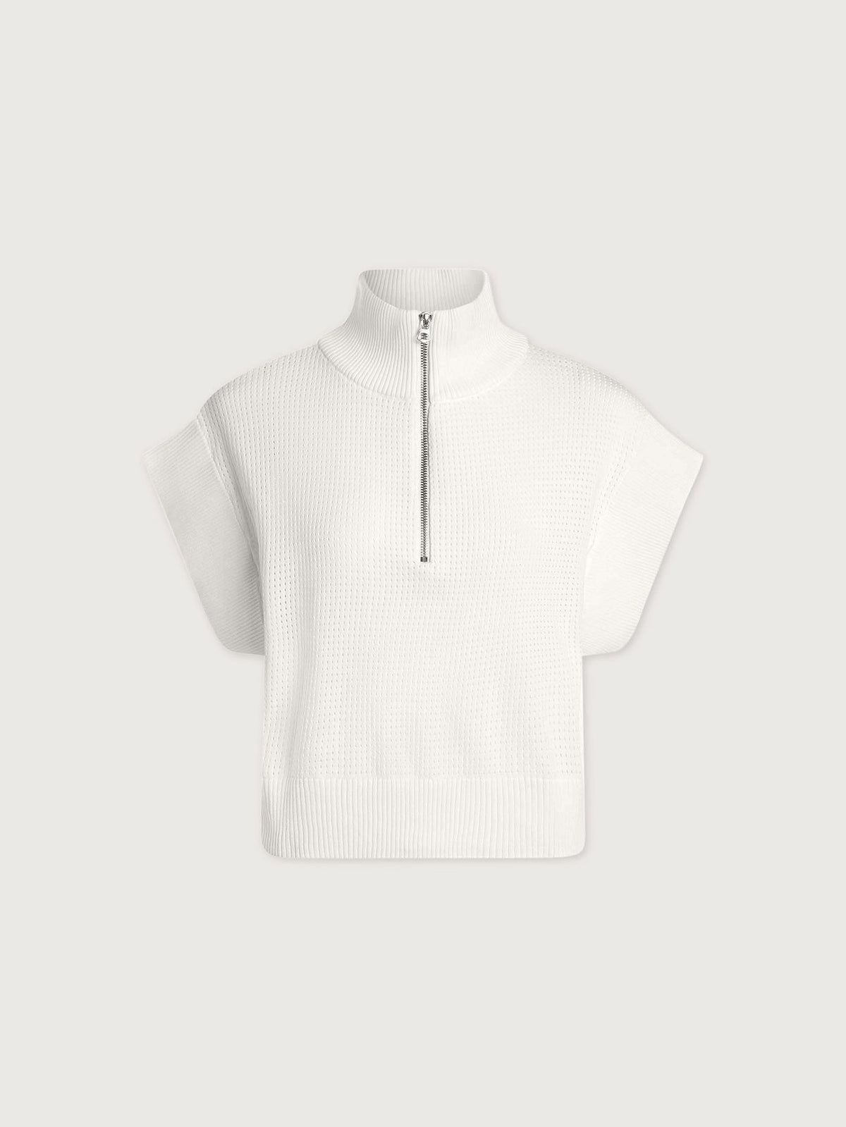 Fulton Cropped Knit White - Varley