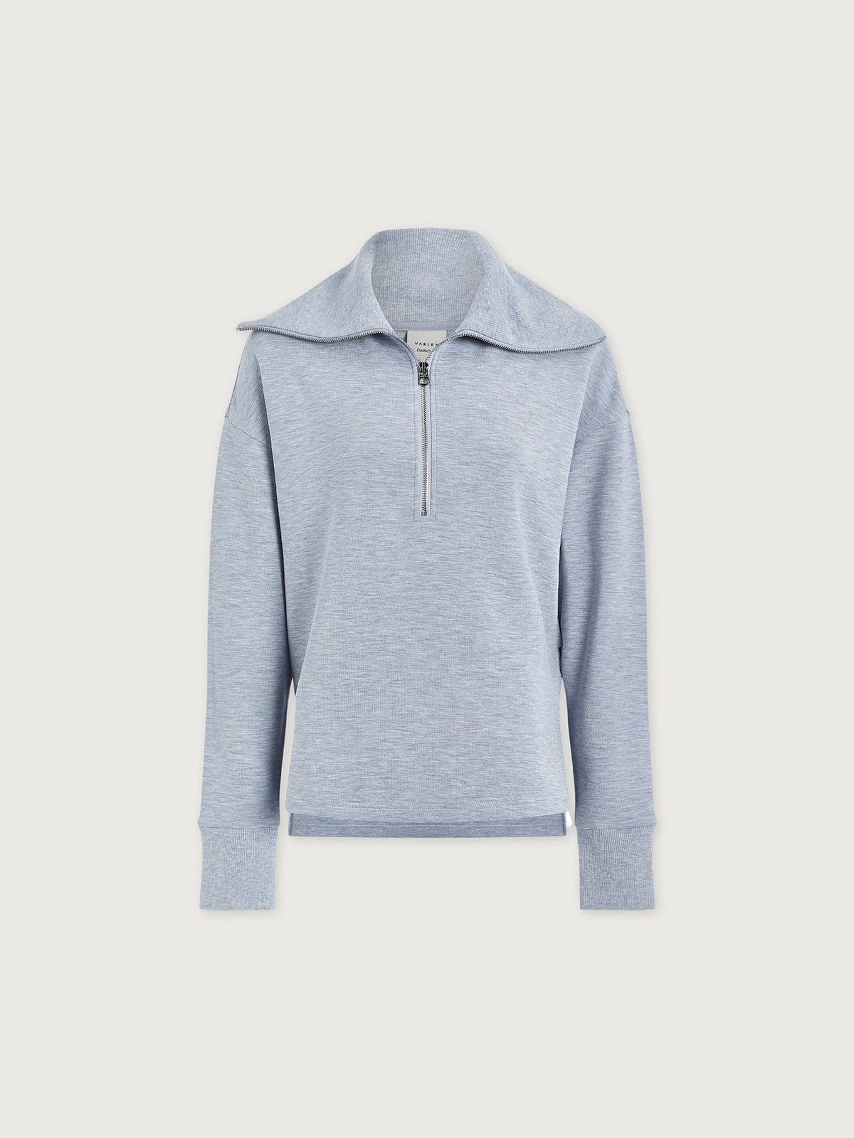 Larson Half Zip Sweat Mid Blue Marl - Varley