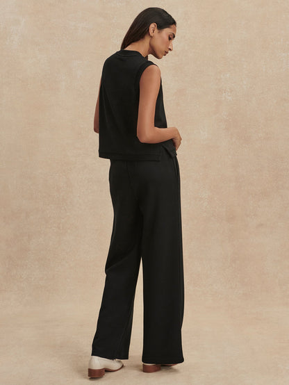 Marla Button Placket Tank Black - Varley