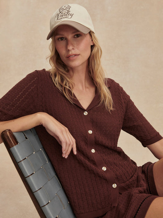 Madelene Knit Shirt Ironwood - Varley