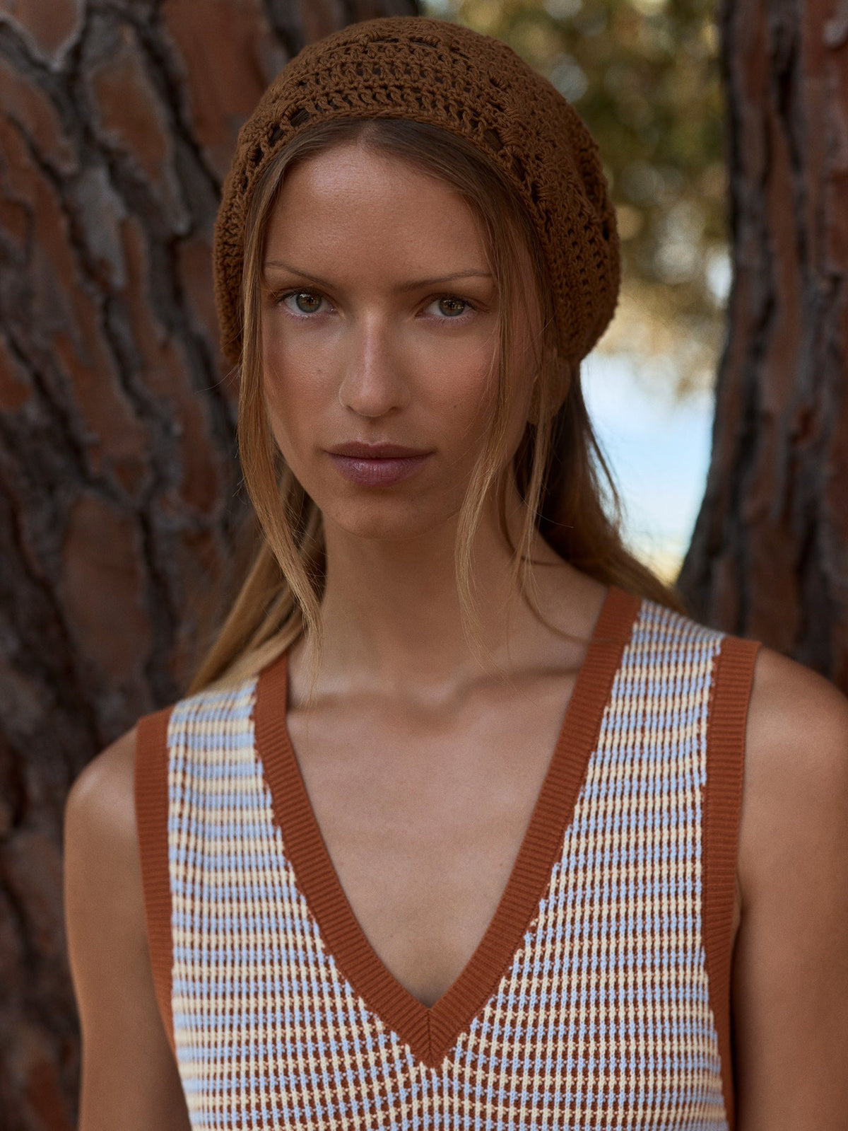 Albane Knit Dress Caramel Clay - Varley