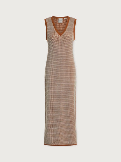 Albane Knit Dress Caramel Clay - Varley