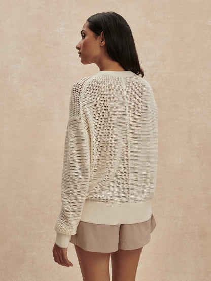 Pembroke Knit Cardigan Egret - Varley