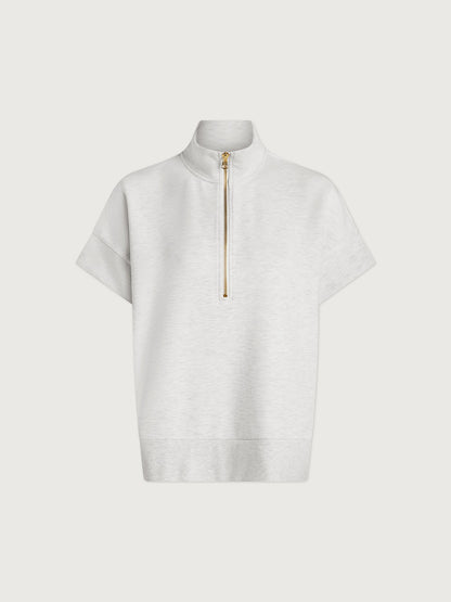 Ritchie Short Sleeve Sweat | VARLEY US Ivory Marl - Varley