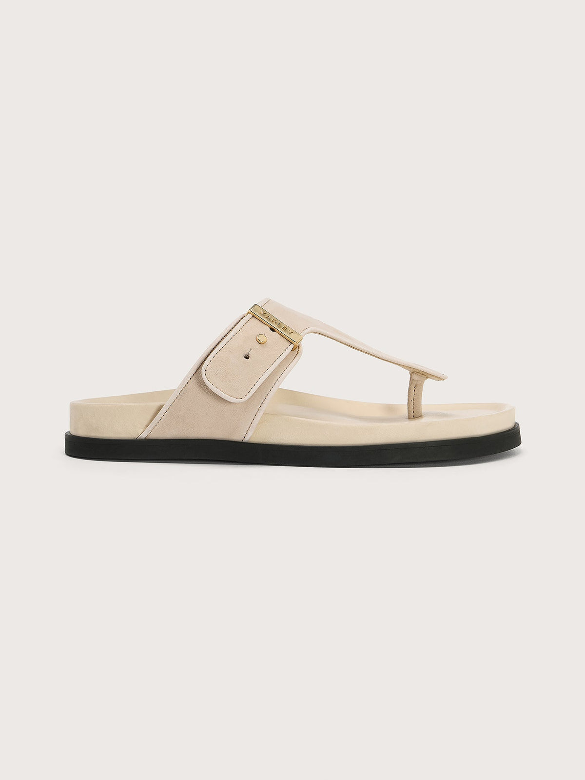 Aisne Toe Post Sandals Suede Birch - Varley