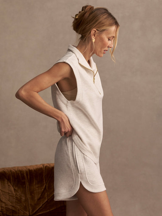 Ollie High-Rise Short 3.5'' | VARLEY US Ivory Marl - Varley