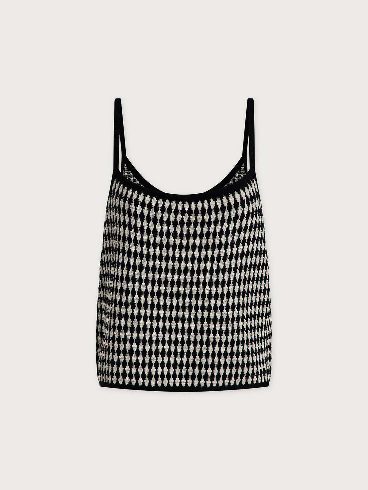 Jared Knit Top Black/ Egret - Varley