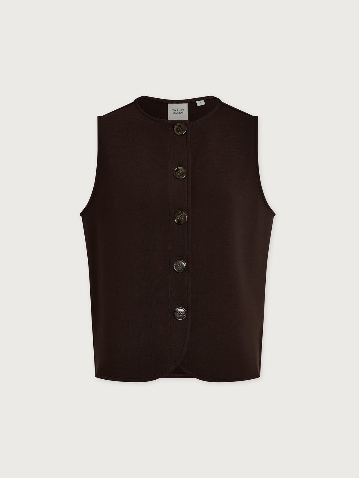 Josie Button Through Tank Top Coffee Bean - Varley