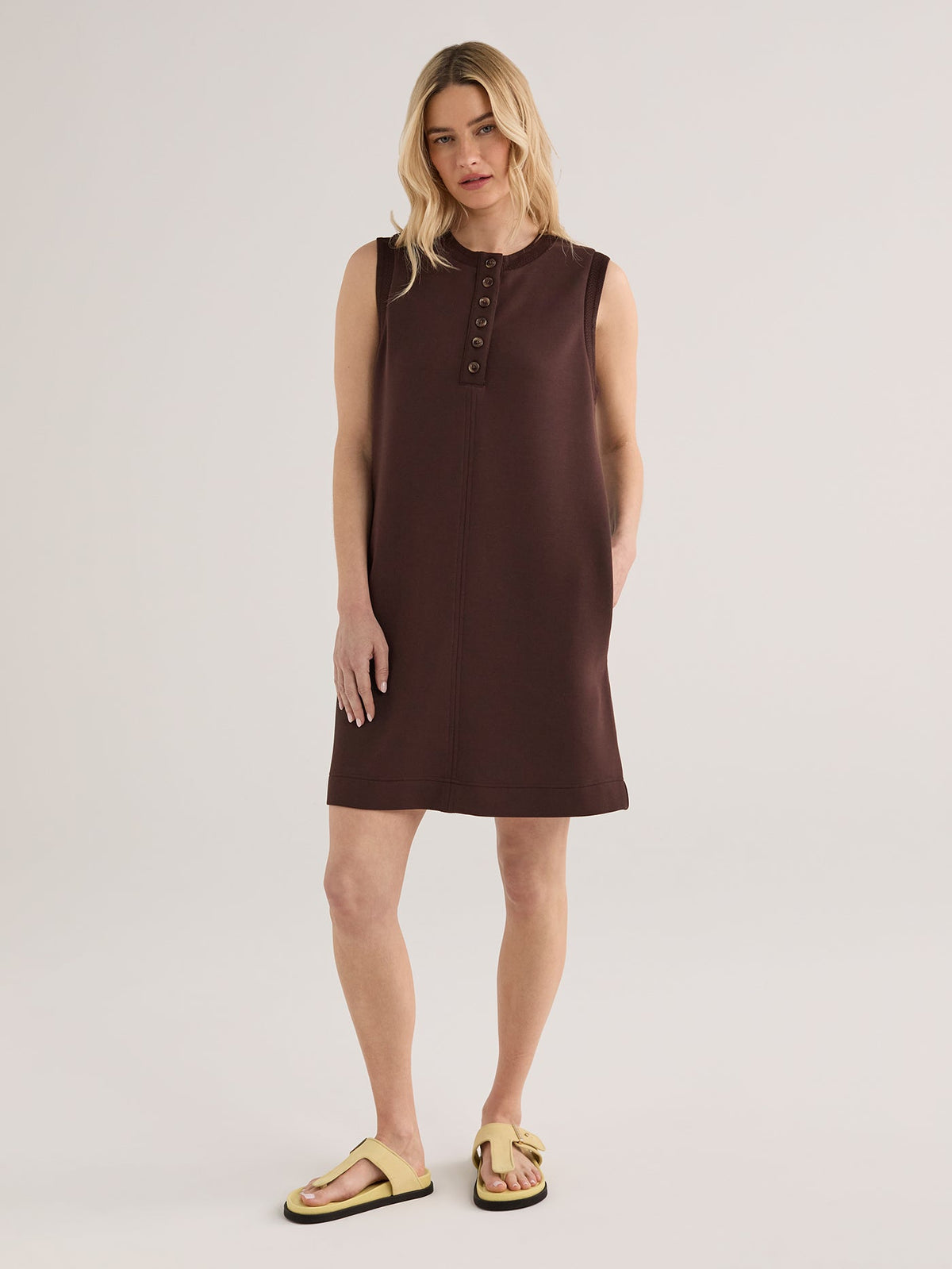 Elba Tank Mini Dress Coffee Bean - Varley
