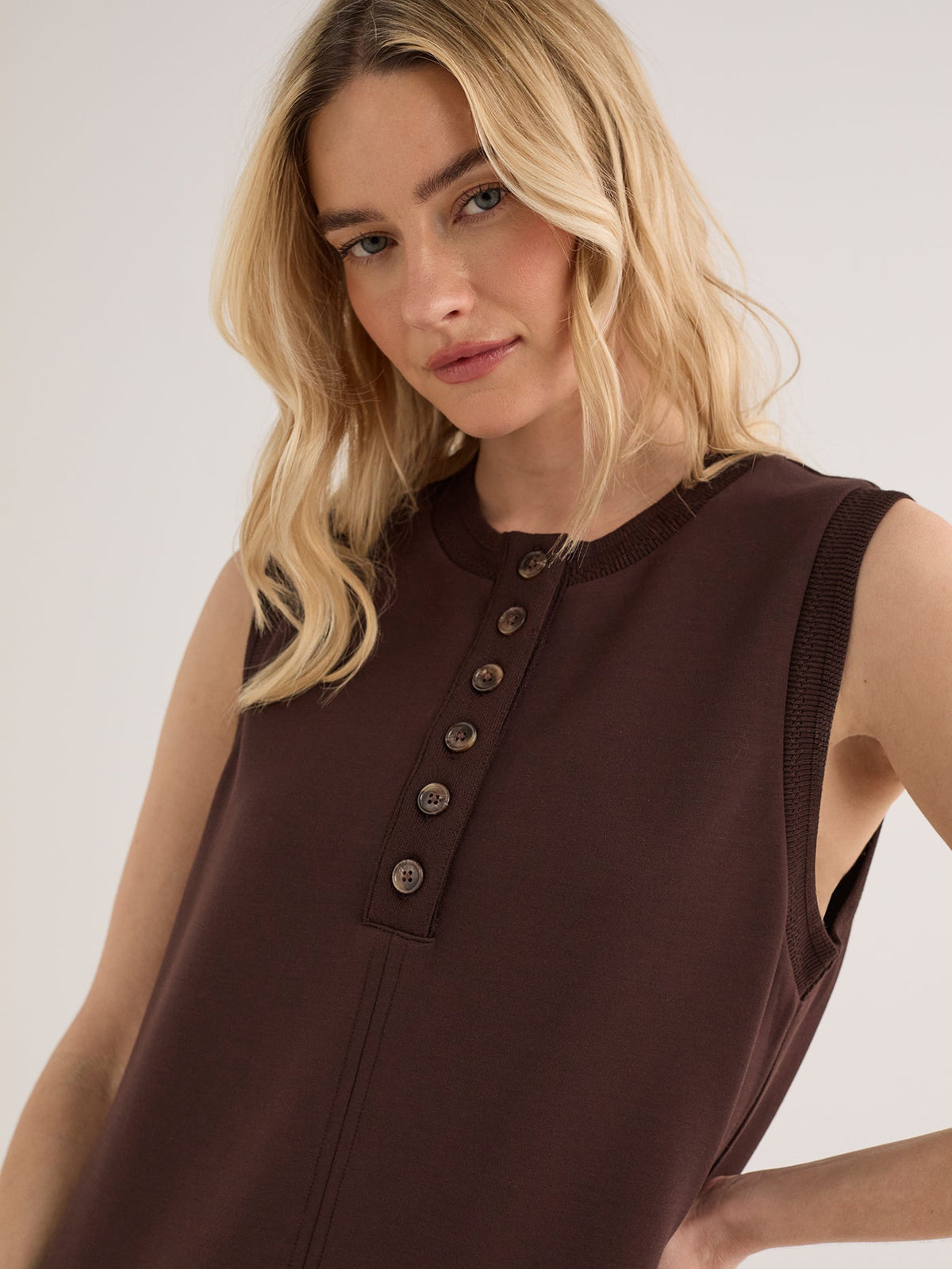 Elba Tank Mini Dress Coffee Bean - Varley