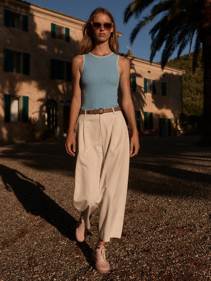 Ellison Crop Wide Leg 24 Birch Marl - Varley