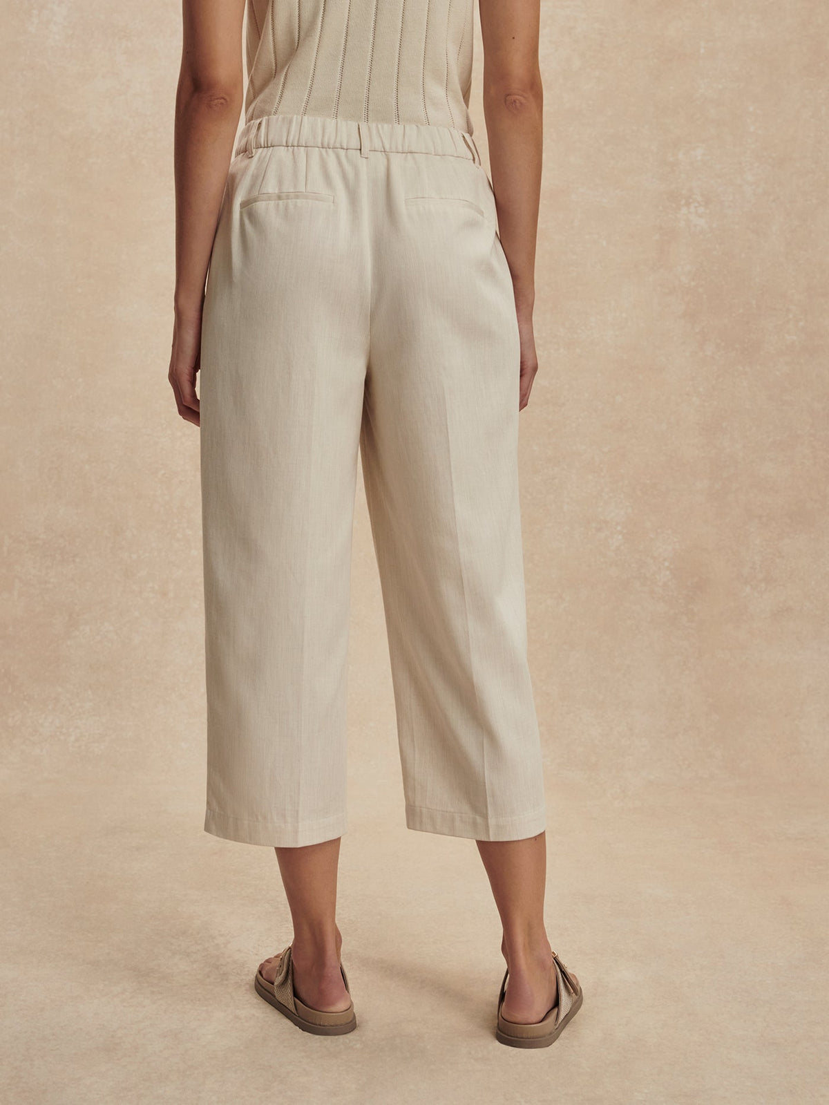 Ellison Crop Wide Leg 24 Birch Marl - Varley