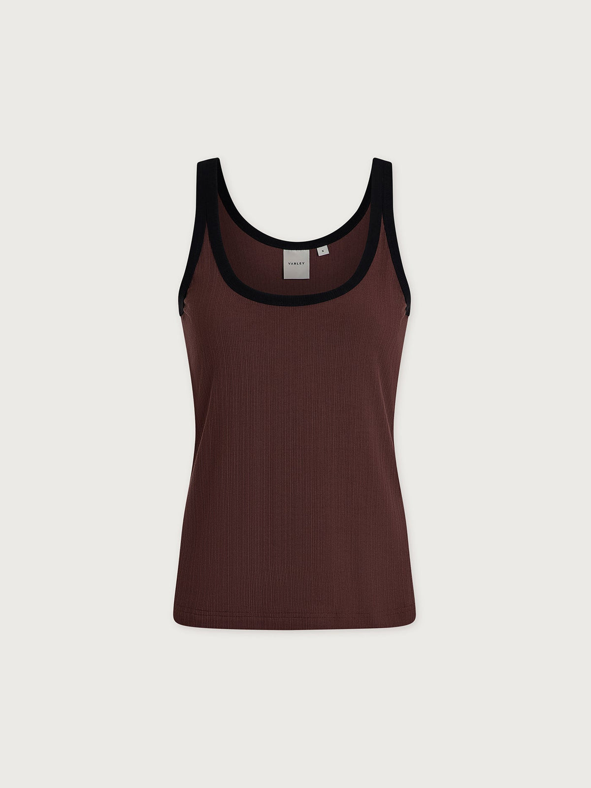 Ayda Fitted Tank Top Brown Stone - Varley
