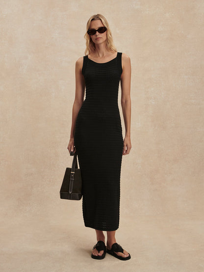 Cusack Knit Dress Black - Varley