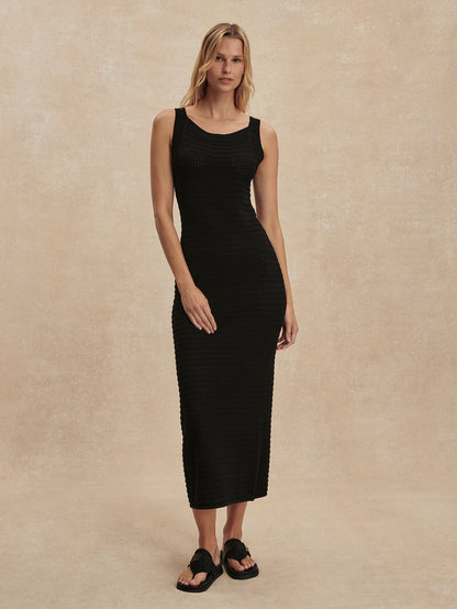 Cusack Knit Dress Black - Varley