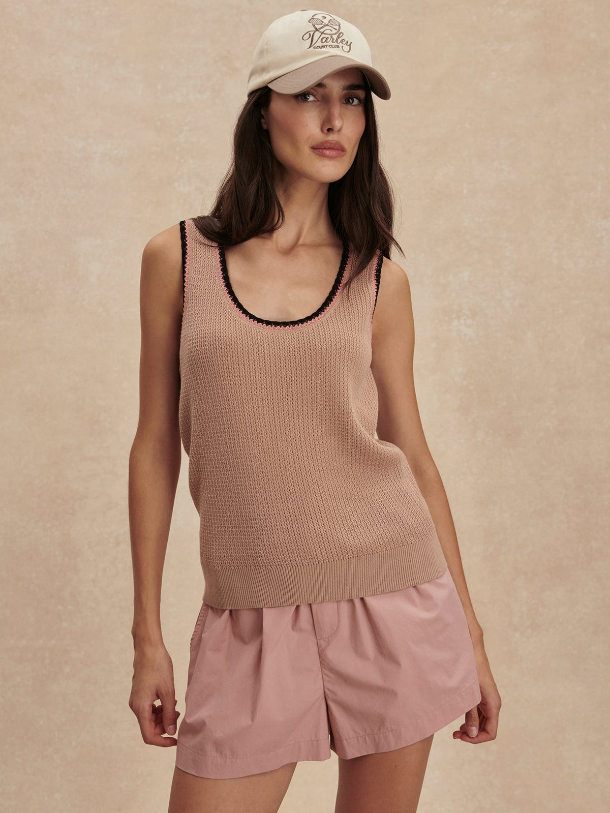 Higson Knit Tank Top Light Taupe - Varley