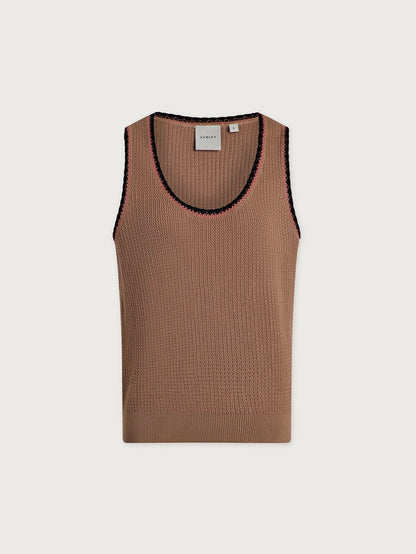 Higson Knit Tank Top Light Taupe - Varley