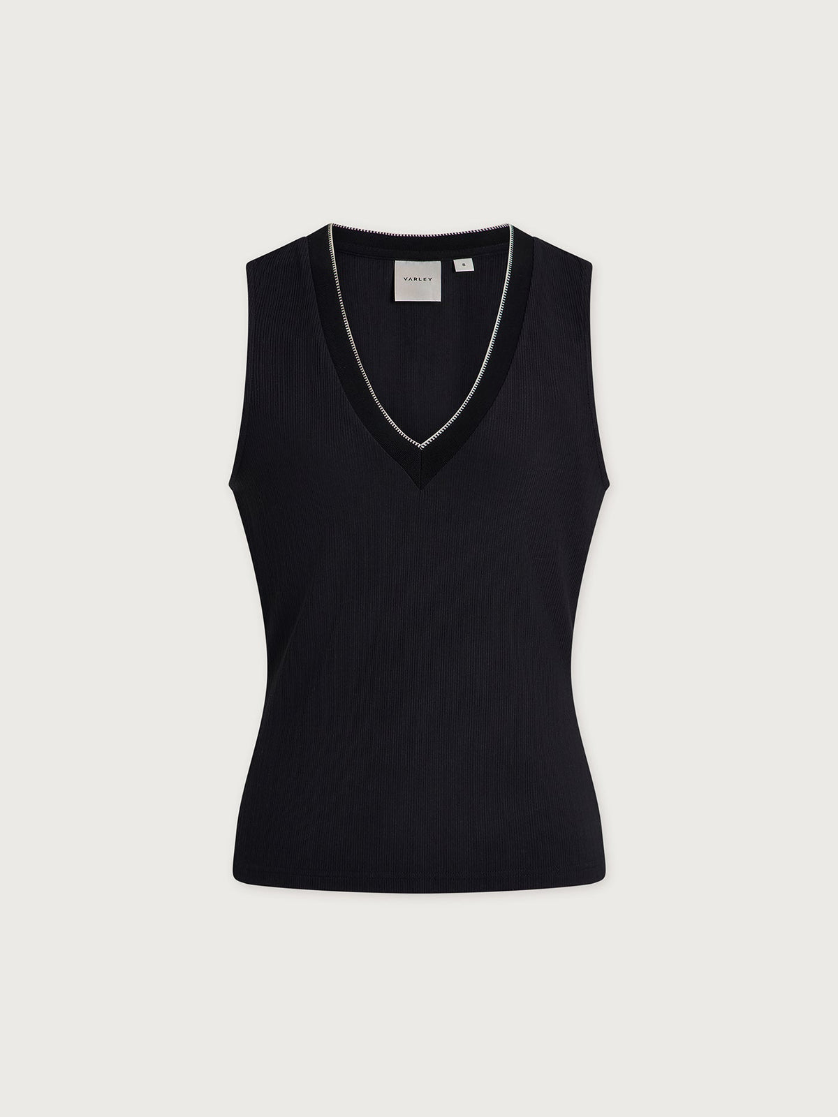 Corby V Neck Tank Black - Varley