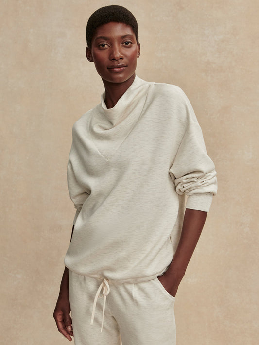 Betsy Sweat Ivory Marl - Varley