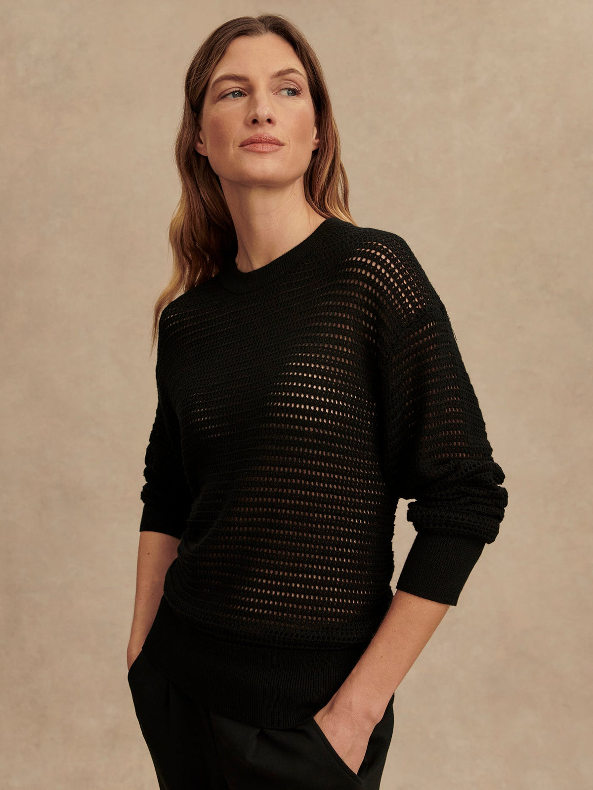 Kershaw Knit Sweat | VARLEY US Black - Varley