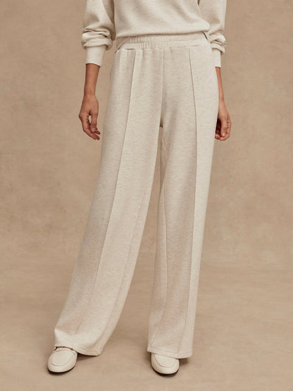The Wide Leg Pant 30 Ivory Marl - Varley