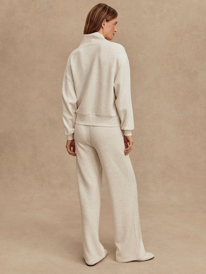 The Wide Leg Pant 30 Ivory Marl - Varley