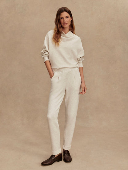 The Rolled Cuff Pant 28.5 Ivory Marl - Varley