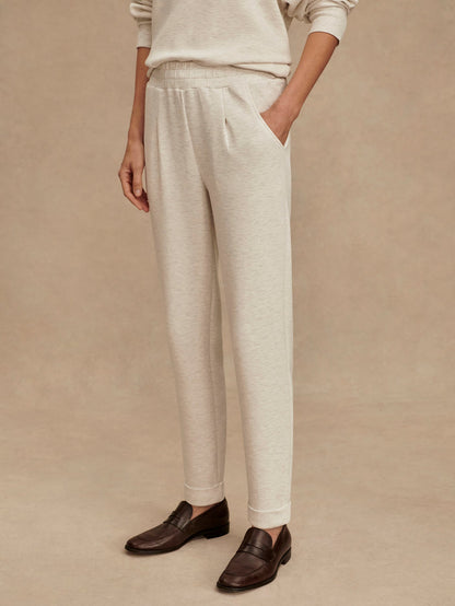 The Rolled Cuff Pant 28.5 Ivory Marl - Varley