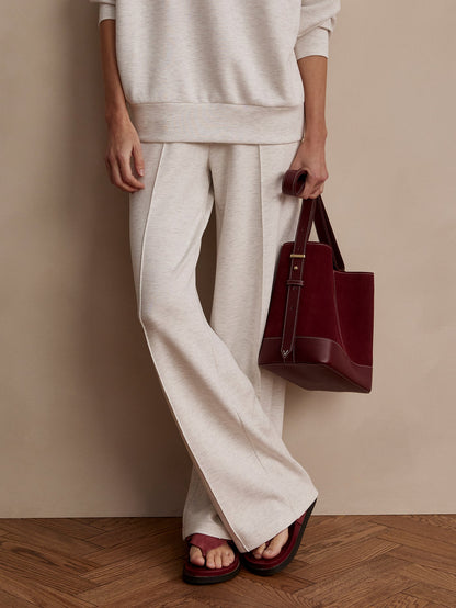 The Wide Leg Pant 32 Ivory Marl - Varley