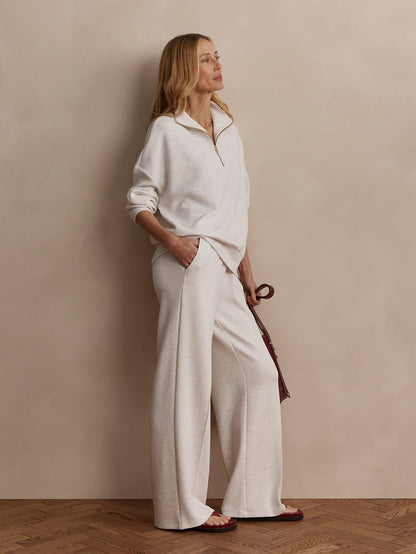 The Wide Leg Pant 32 Ivory Marl - Varley