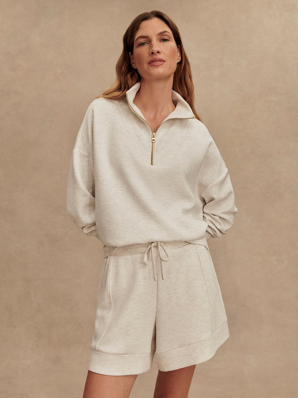 Alder Short | VARLEY US Ivory Marl - Varley