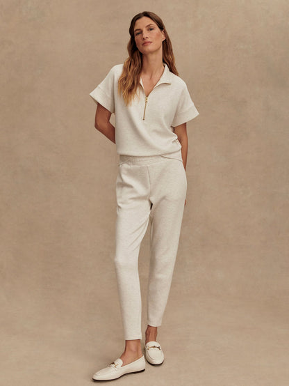 The Slim Pant 25 | VARLEY US Ivory Marl - Varley