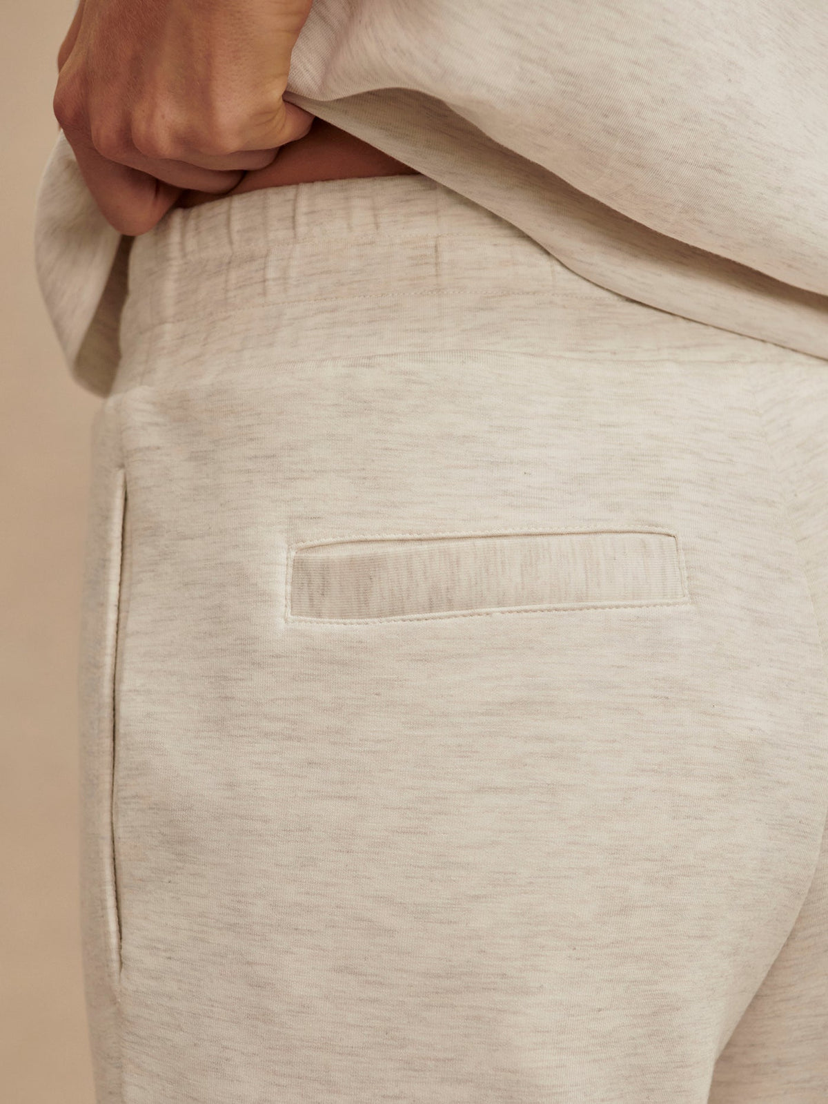 The Slim Cuff pant 27.5 Ivory Marl - Varley
