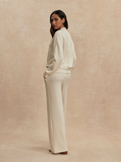 Reena Button Front Sweat Pristine - Varley