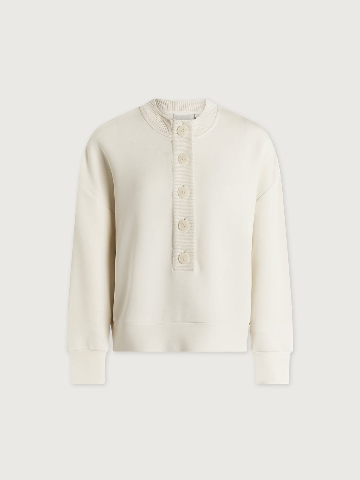 Reena Button Front Sweat Pristine - Varley