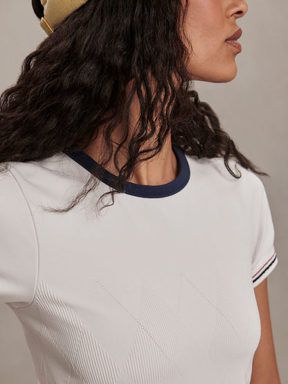 Gleadle Seamless T-Shirt White - Varley