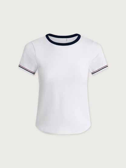Gleadle Seamless T-Shirt White - Varley