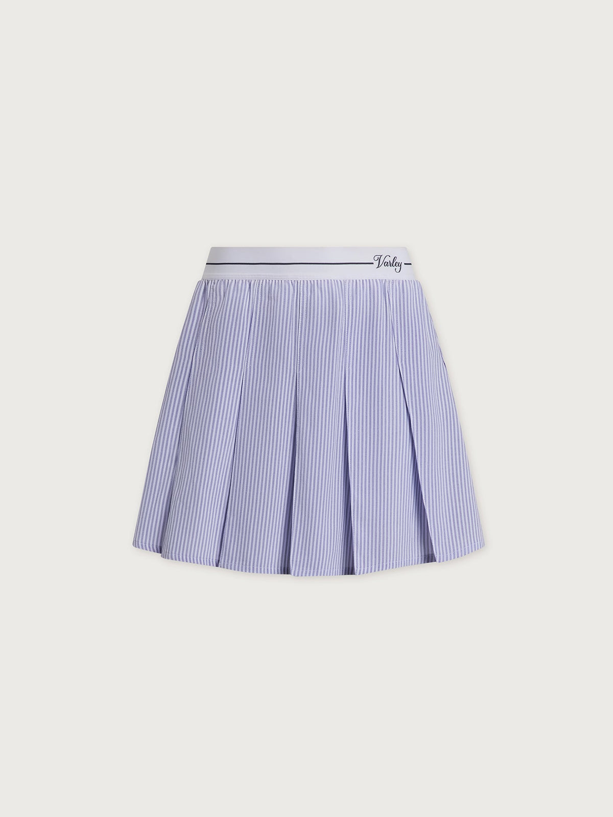 Toyah High Rise Skort 14.5" Xenon Blue Pinstripe - Varley